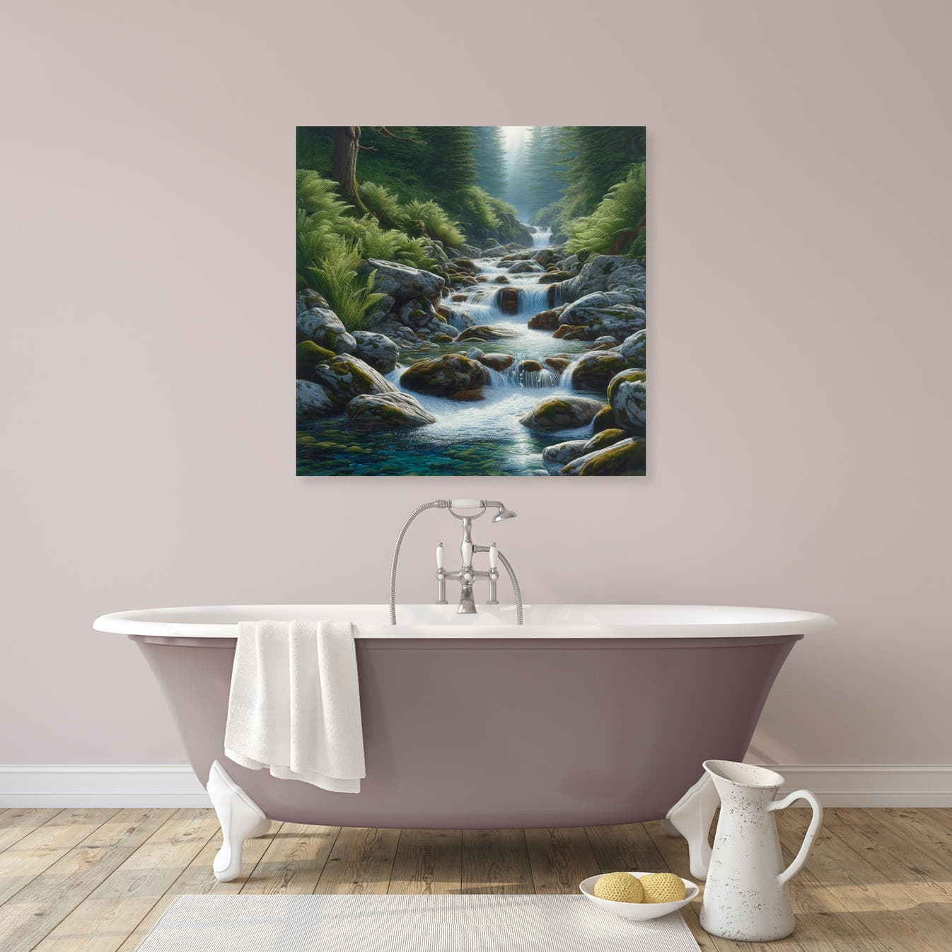 Crystal Stream Canvas - Secondary Image 2