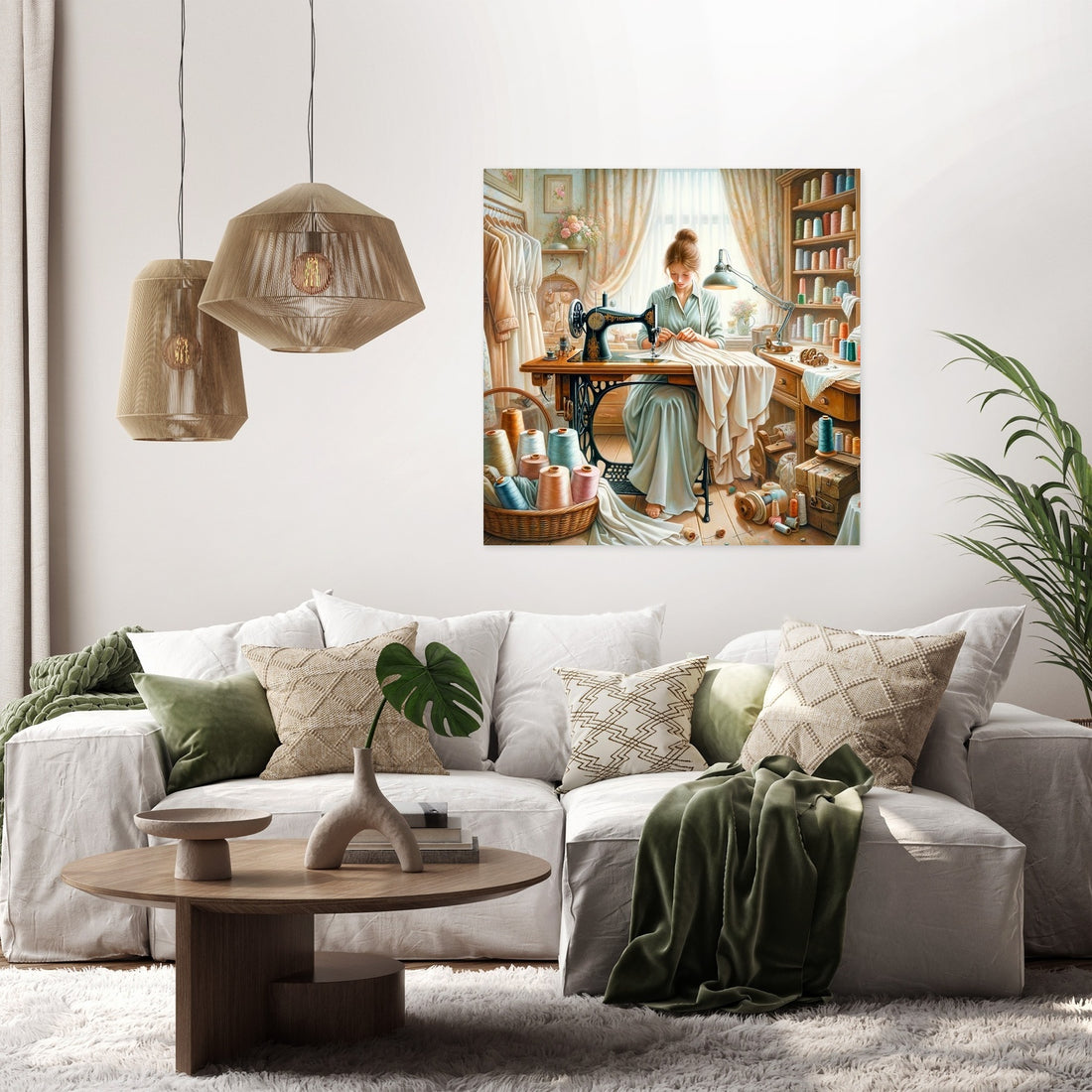 Seamstress's Dedication Canvas - Secondary Image 2