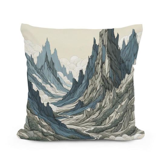 Majestic Peaks Enigma Cotton Cushion - Main Image