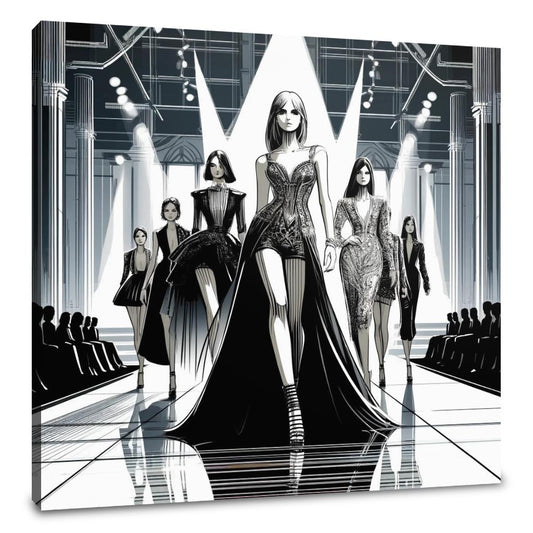 Runway Glamour Canvas - Main Image