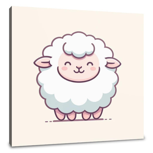 Gentle Fluff Sheep Canvas - Main Image