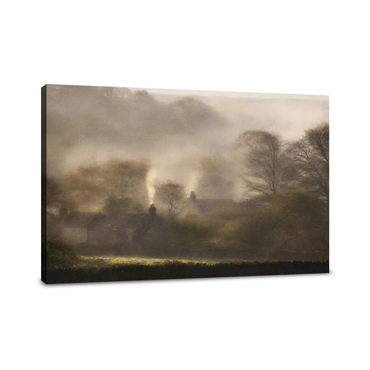 Misty Morning Nidderdale Canvas - Main Image