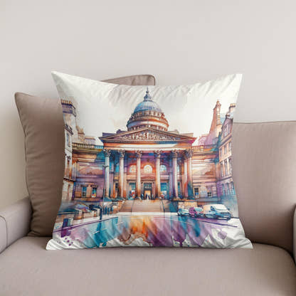 Edinburgh Walker Gallery Watercolor Essence Cotton Cushion - Secondary Image