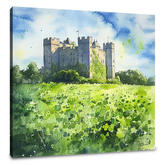Irish Castle Spring Canvas - Main Image
