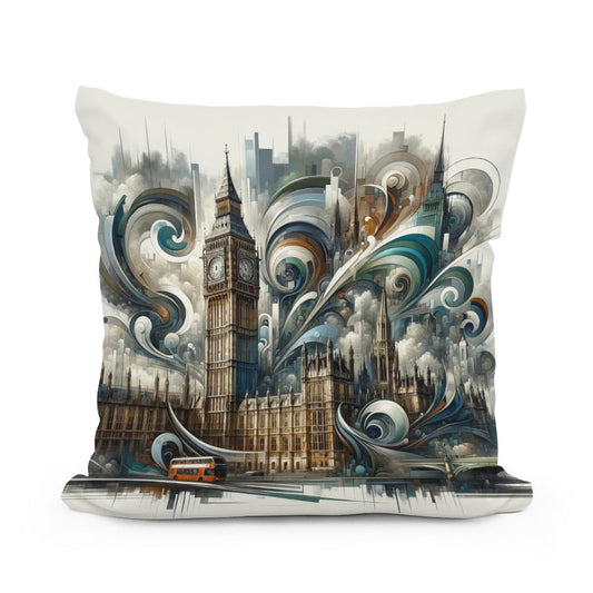 Timeless London Cotton Cushion - Main Image
