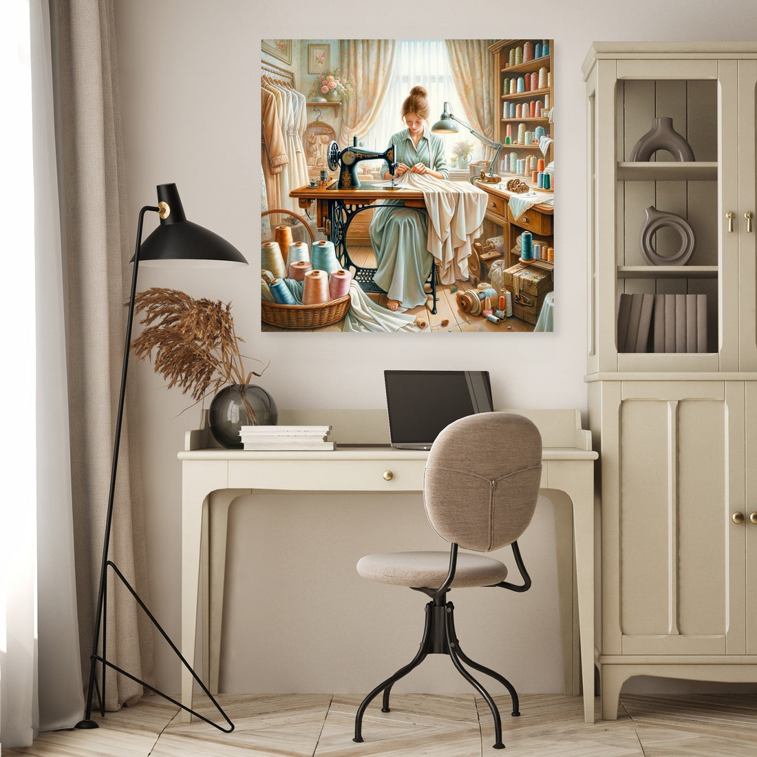 Seamstress's Dedication Canvas - Secondary Image 4