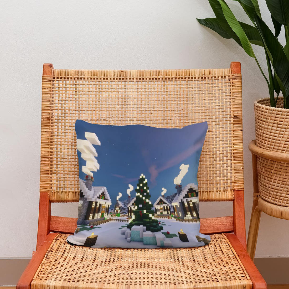 Frosted Hamlet Cotton Cushion - Secondary Image 2