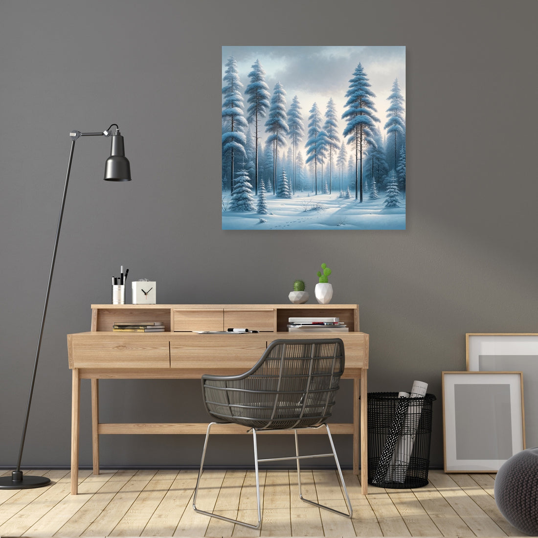 Winter's Silent Beauty Canvas - Secondary Image 5