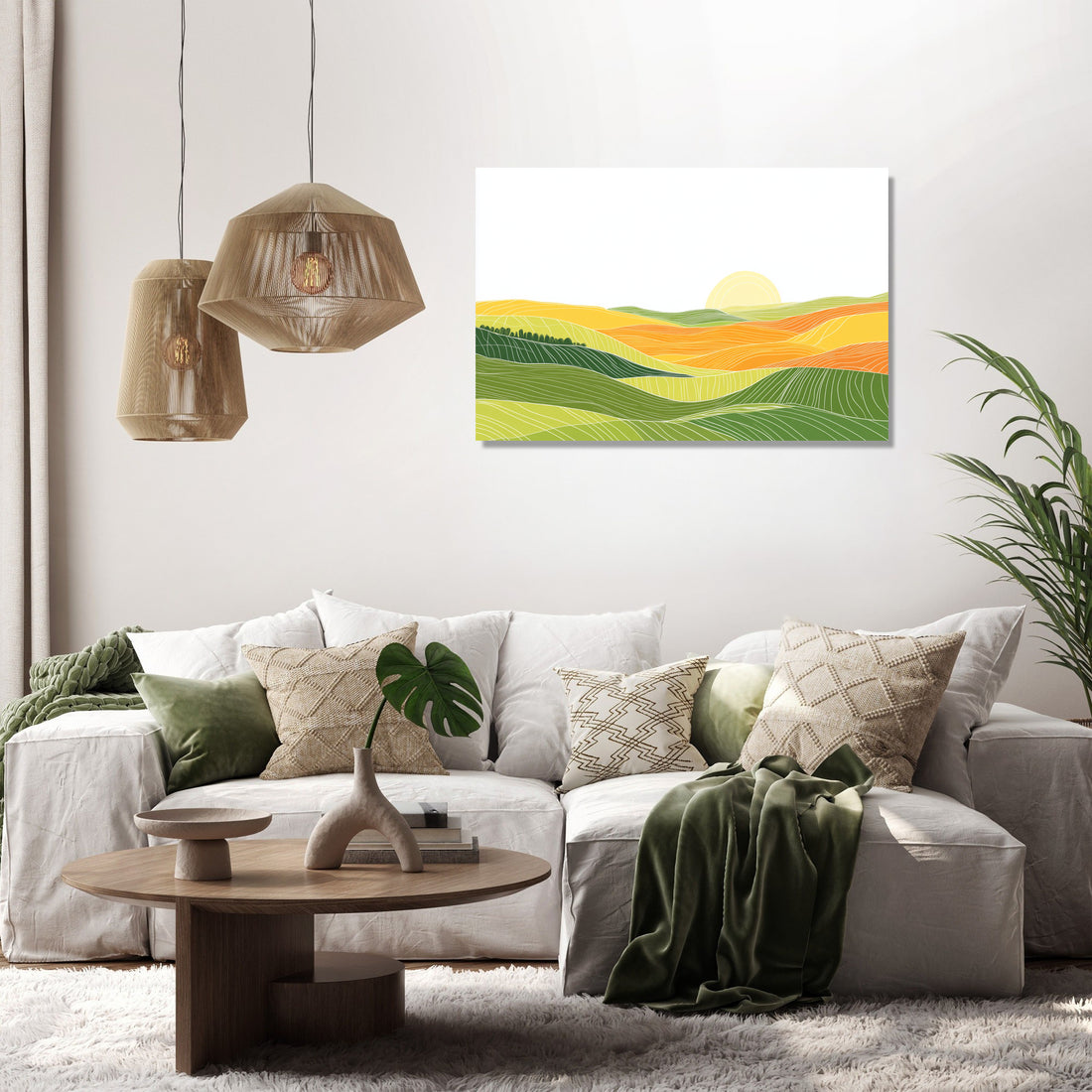 Dawn Fields Canvas - Secondary Image 2