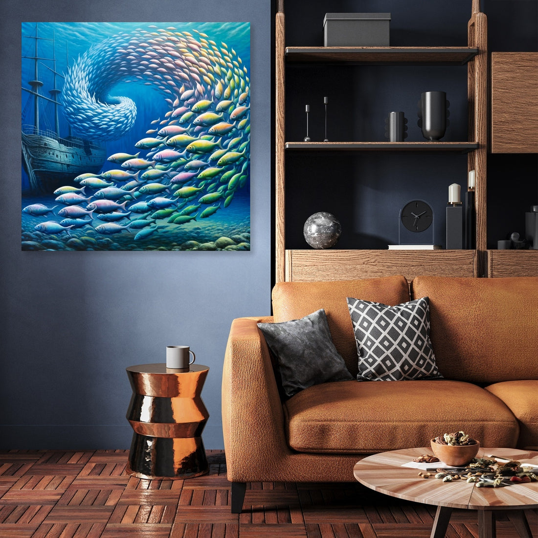 Aquatic Symphony Canvas - Secondary Image 3