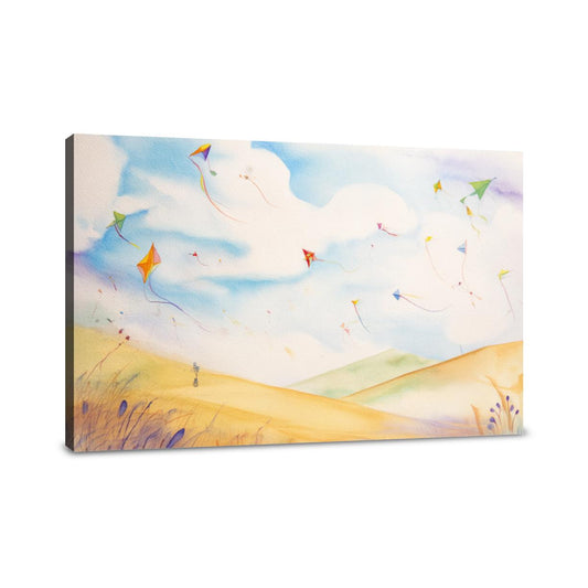 Kites in the Wind Canvas - Main Image