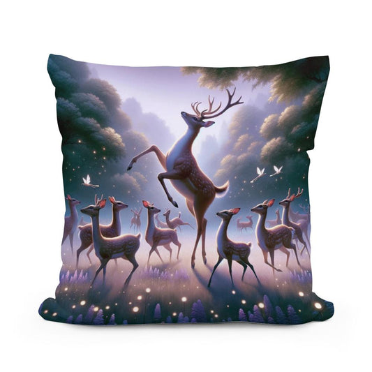 Ballet Deer Cotton Cushion - Main Image