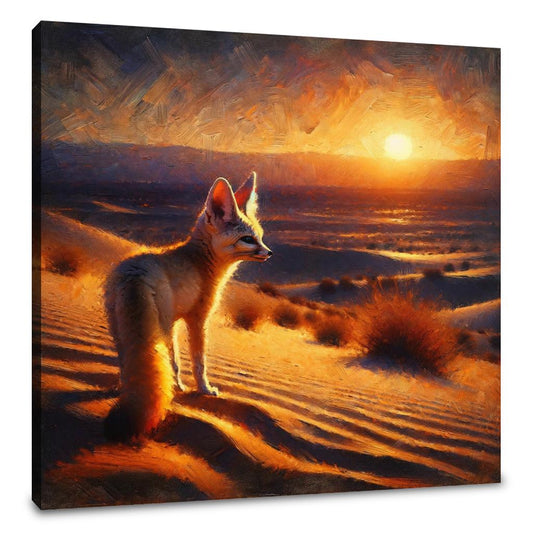 Desert Dusk Wanderer Canvas - Main Image
