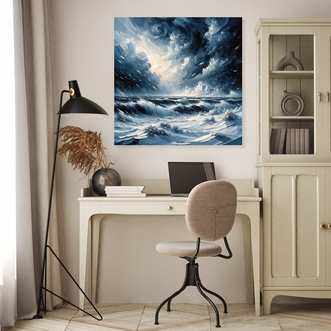 Winter's Fury Unleashed Canvas - Secondary Image 4