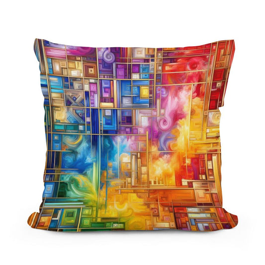Harmony in Chaos Cotton Cushion - Main Image