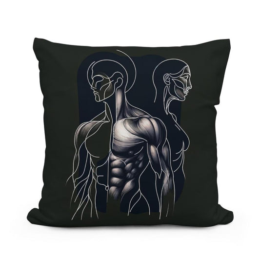 Elegance in Strength Cotton Cushion - Main Image