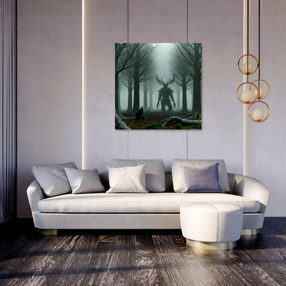 Forest Duel Canvas - Secondary Image