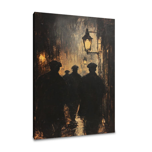 Silhouettes in Gaslight Canvas - Main Image