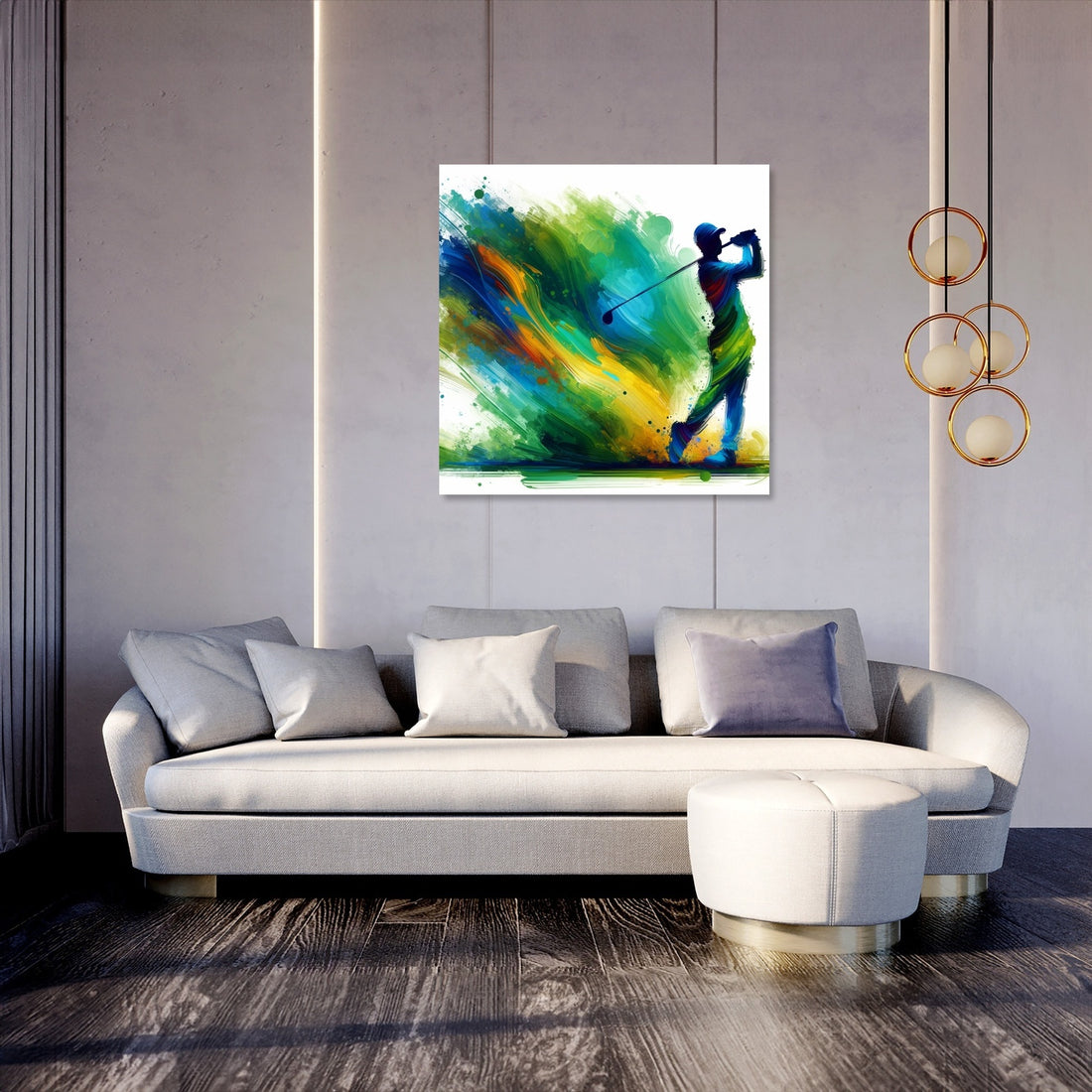 Graceful Swing Canvas - Secondary Image