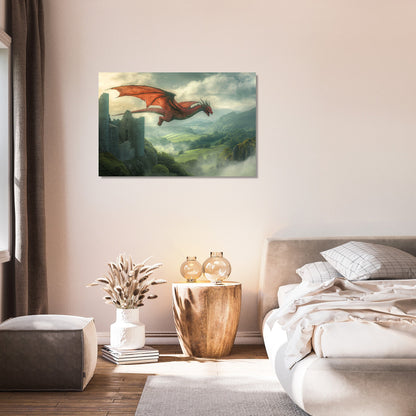 Welsh Dragon Serenity Canvas - Secondary Image 7