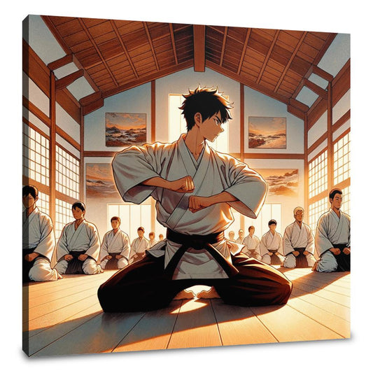 Dojo Sunset Discipline Canvas - Main Image