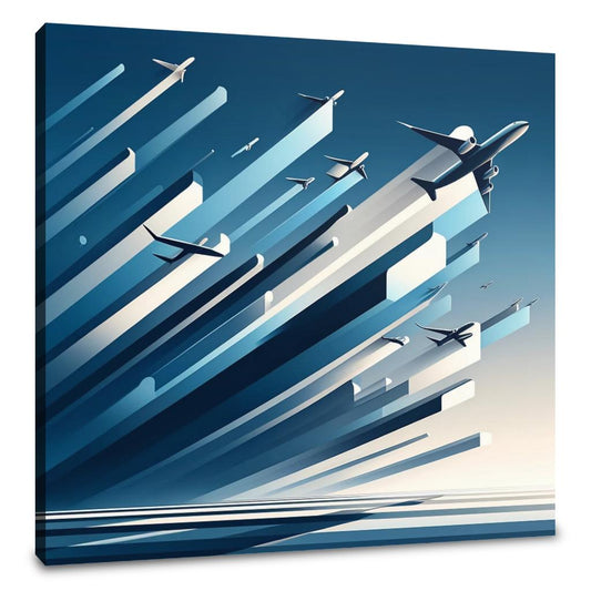 Ascension in Blue Canvas - Main Image