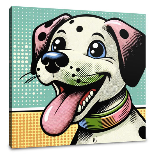 Playful Pup Canvas - Main Image