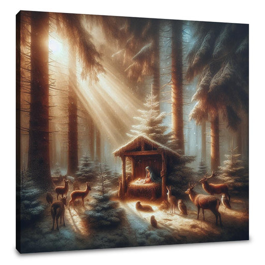 Melancholic Midday Nativity Canvas - Main Image