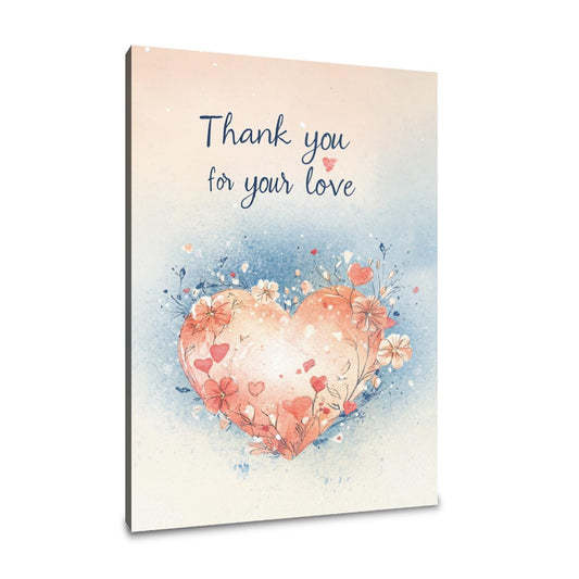 Heartfelt Gratitude Canvas - Main Image