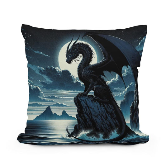 Twilight Dragon Cotton Cushion - Main Image