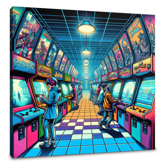 Future Play Arcade Canvas - Main Image