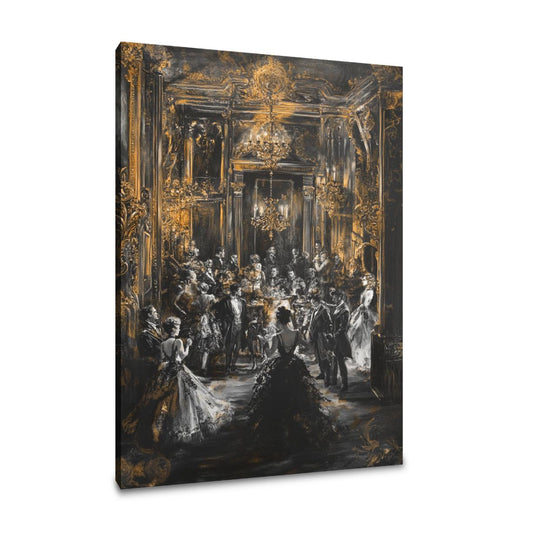 Golden Majesty Ballroom Canvas - Main Image