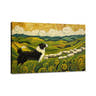 Energetic Border Collie Canvas - Main Image