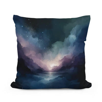 Nocturnal Serenity Cotton Cushion - Main Image