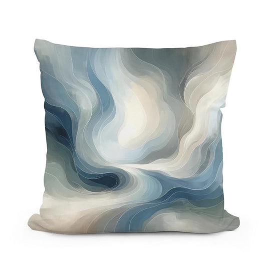 Embrace of Solitude Cotton Pillow - Main Image