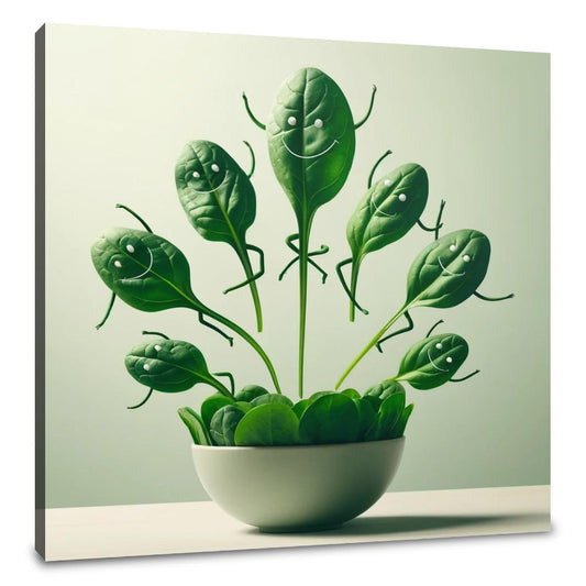 Ballet of Greens Canvas - Main Image