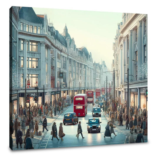 Oxford Street London Canvas - Main Image
