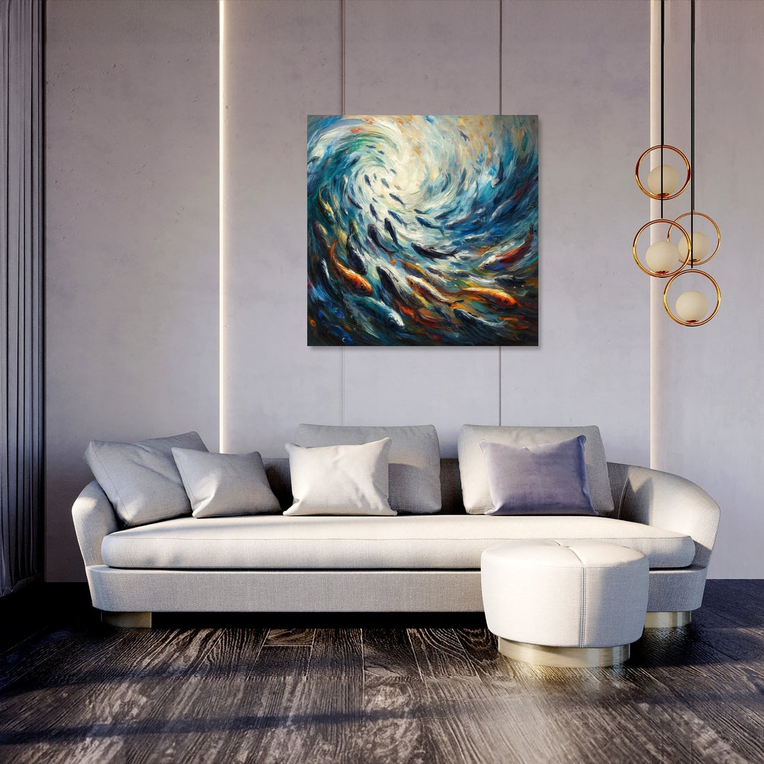 Aquatic Dance Canvas - Secondary Image