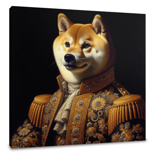 Royal Shiba Impressions Canvas - Main Image