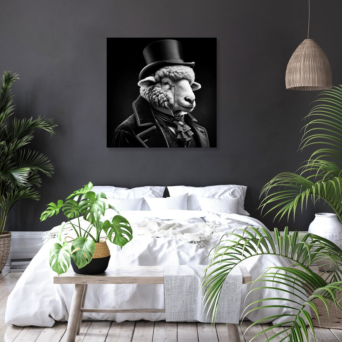 Aristocratic Ewe Canvas - Secondary Image 6