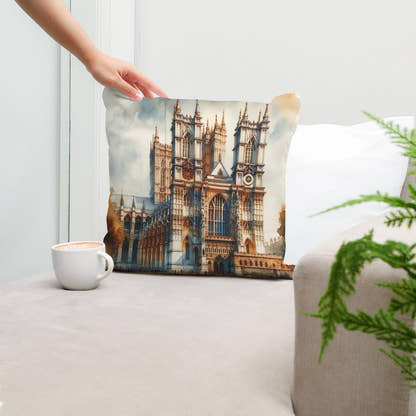 London Westminster Abbey Warmth Cotton Cushion - Secondary Image 5