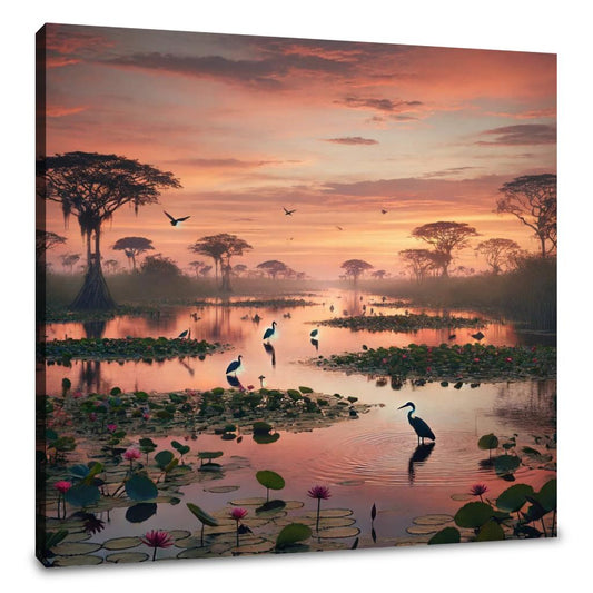 Pantanal Dusk Canvas - Main Image