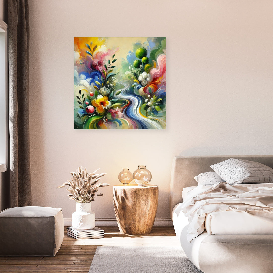 Abstract Spring Renewal Canvas - secondary image 7