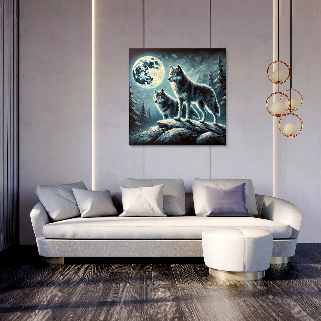 Lunar Majesty Canvas - Secondary Image