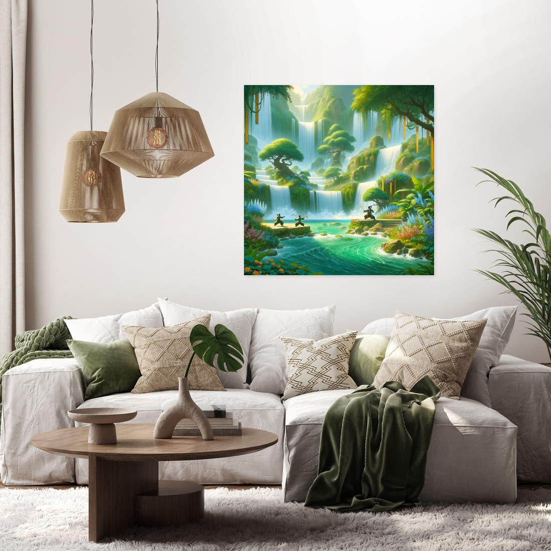 Pandaren Falls Canvas - Secondary Image 2