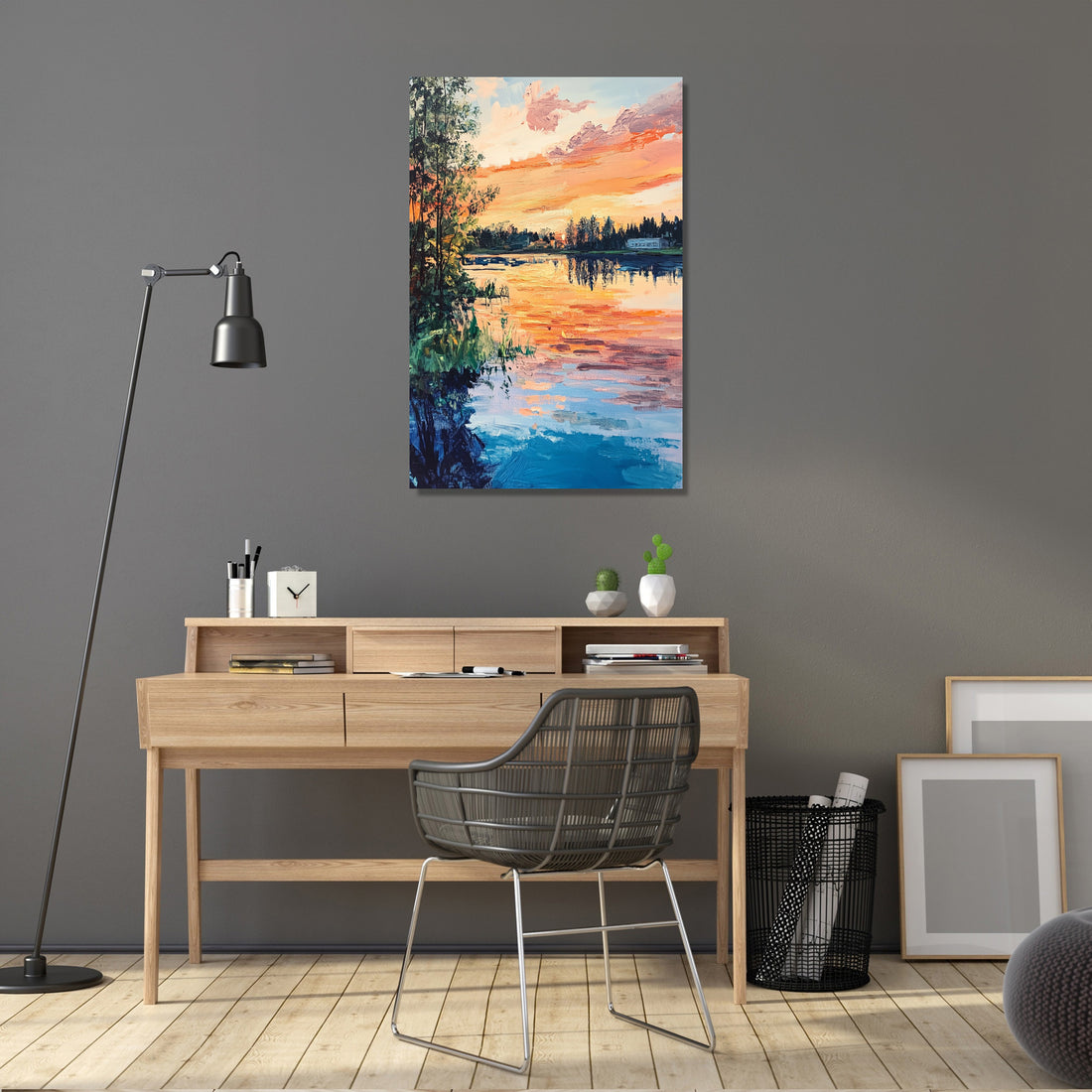 Ume River Sunset Canvas - Secondary Image 5
