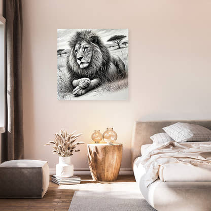 Serene Savannah Majesty Canvas - Secondary Image 7