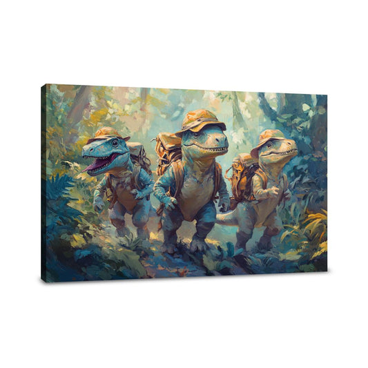 Dino Explorer's Adventure Canvas - Main Image