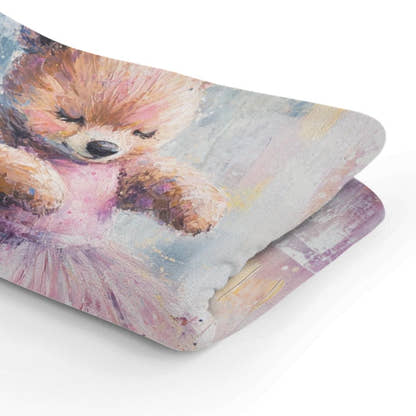 Joyful Ballerina Bear Blanket - Secondary Image 3