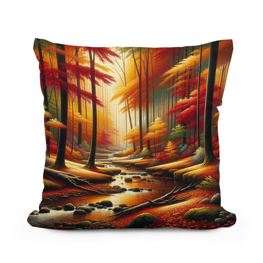Autumn Melody Cotton Cushion - Main Image